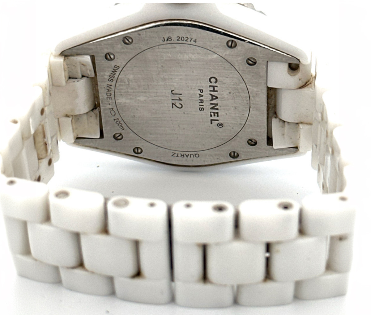 Chanel J12 White Ceramic Diamond Watch 38mm - Image 5