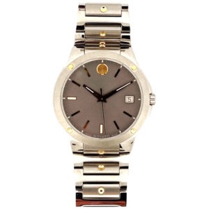 Movado Gray Dial Two Tone  41 mm
