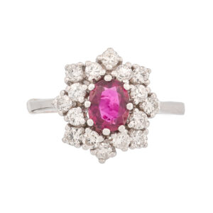 Gemstone 14K 1.20ct CTW Oval Rubys