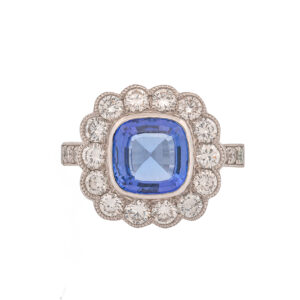 Gemstone 14K 5.04ct CTW Cushion Tanzanites