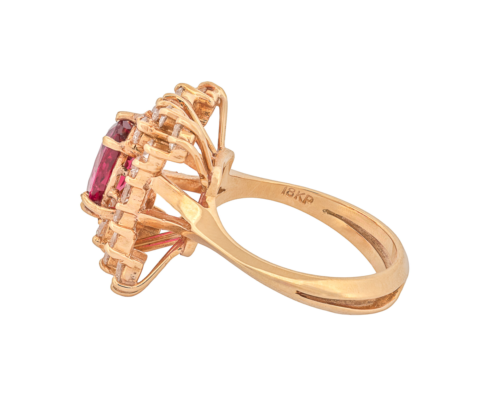 Gemstone 18K 2.43ct CTW Oval Rubys - Image 4