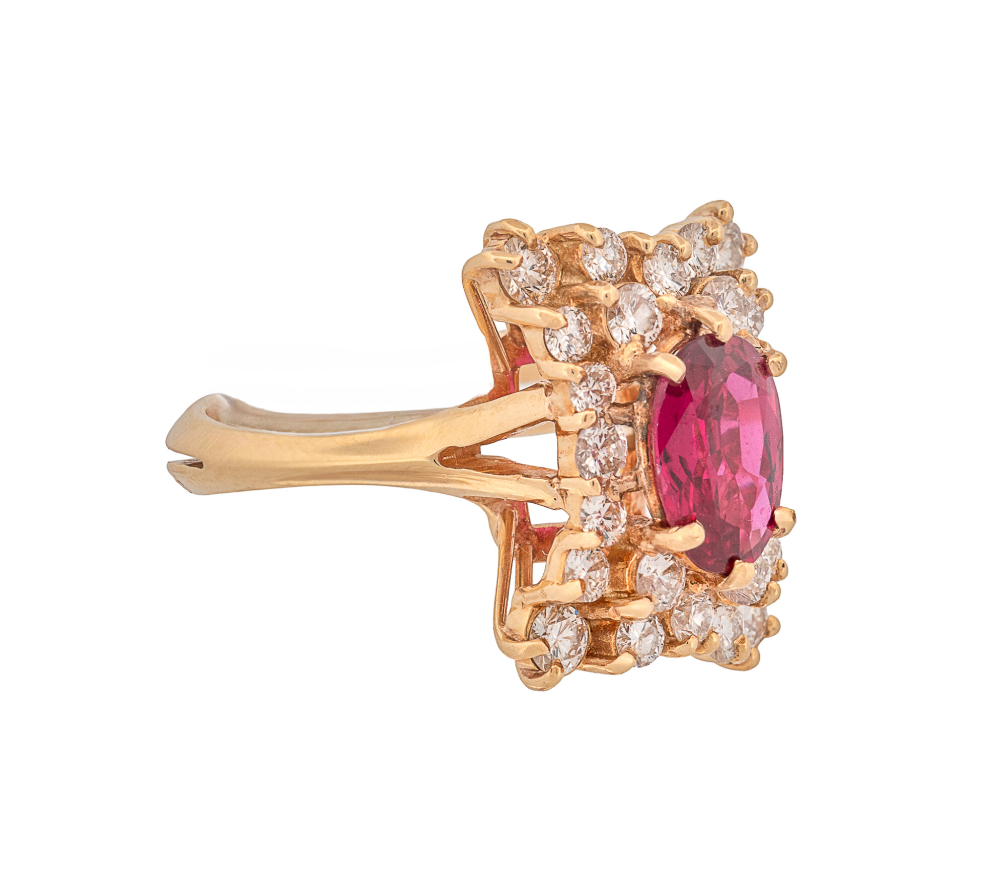 Gemstone 18K 2.43ct CTW Oval Rubys - Image 5