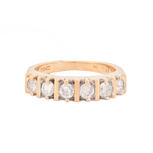 14kt Yellow Gold .43ct Diamond Band