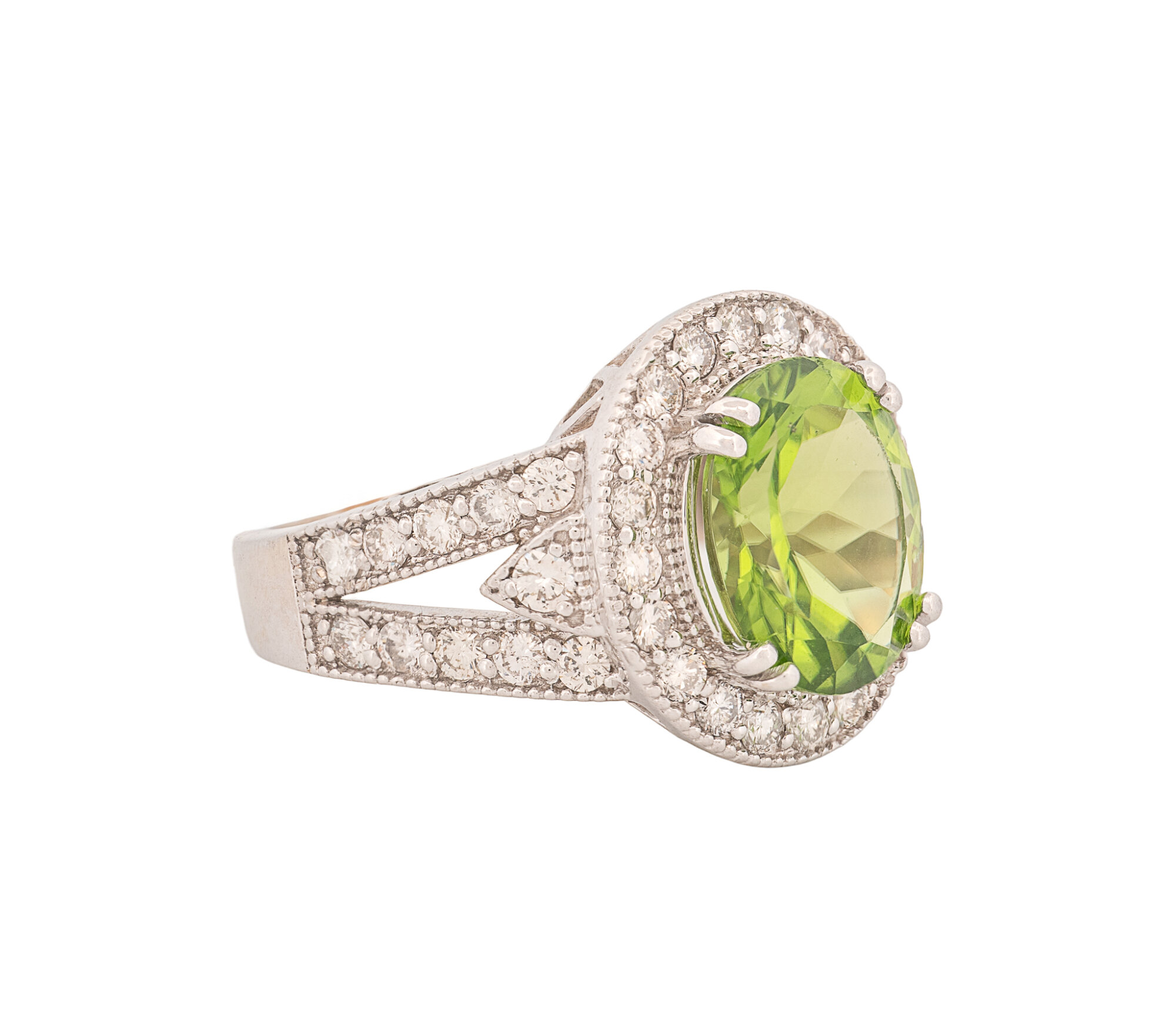 Gemstone 14K 6.12 CTW Oval Peridots - Image 2