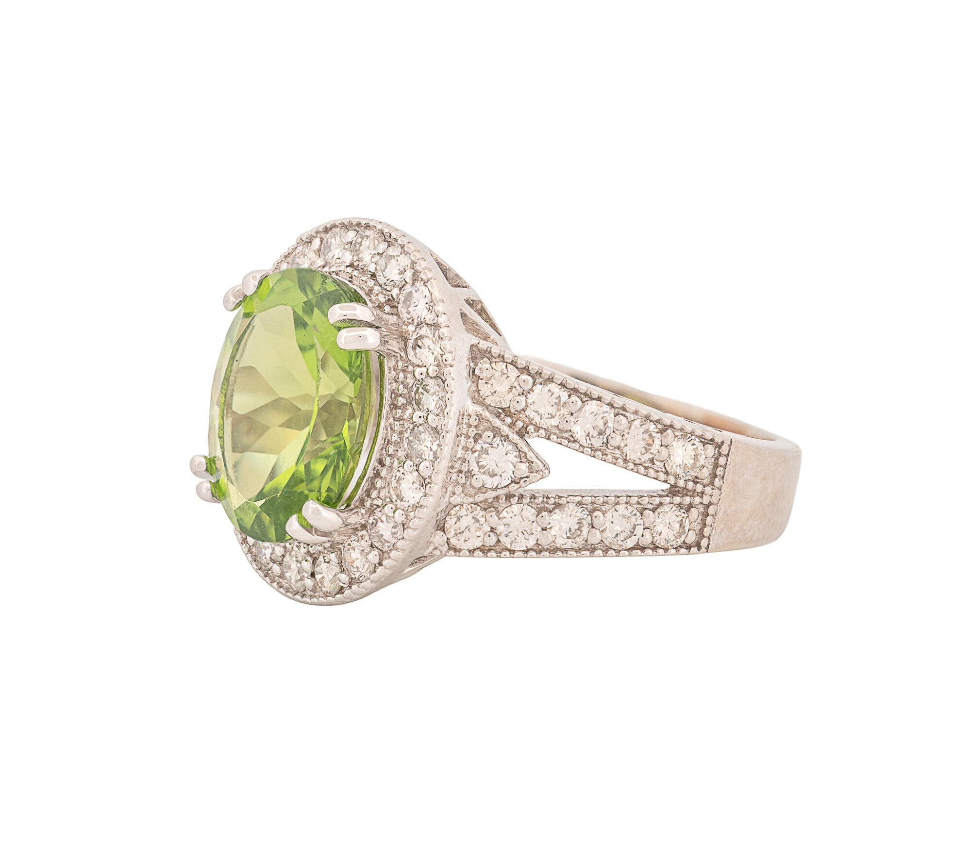 Gemstone 14K 6.12 CTW Oval Peridots - Image 3
