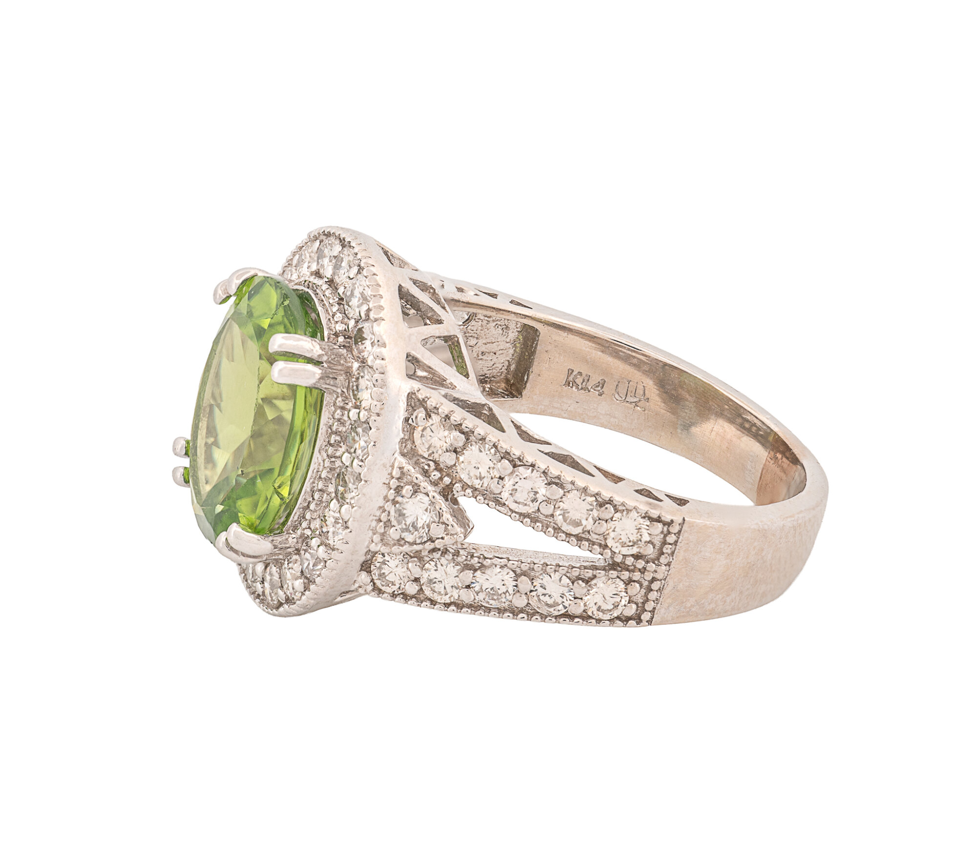 Gemstone 14K 6.12 CTW Oval Peridots - Image 4