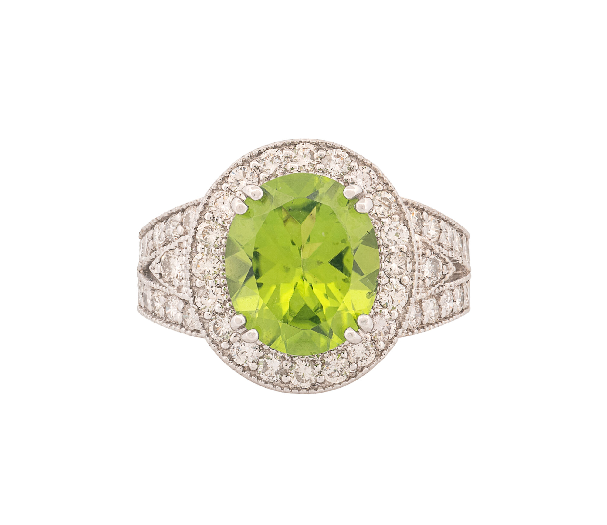 Gemstone 14K 6.12 CTW Oval Peridots