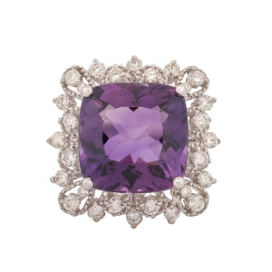 Gemstone 14K 5.89 CTW Cushion Amethysts
