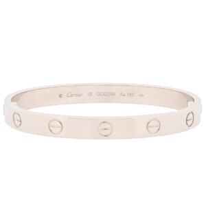 18K White Gold Cartier Love Bracelet