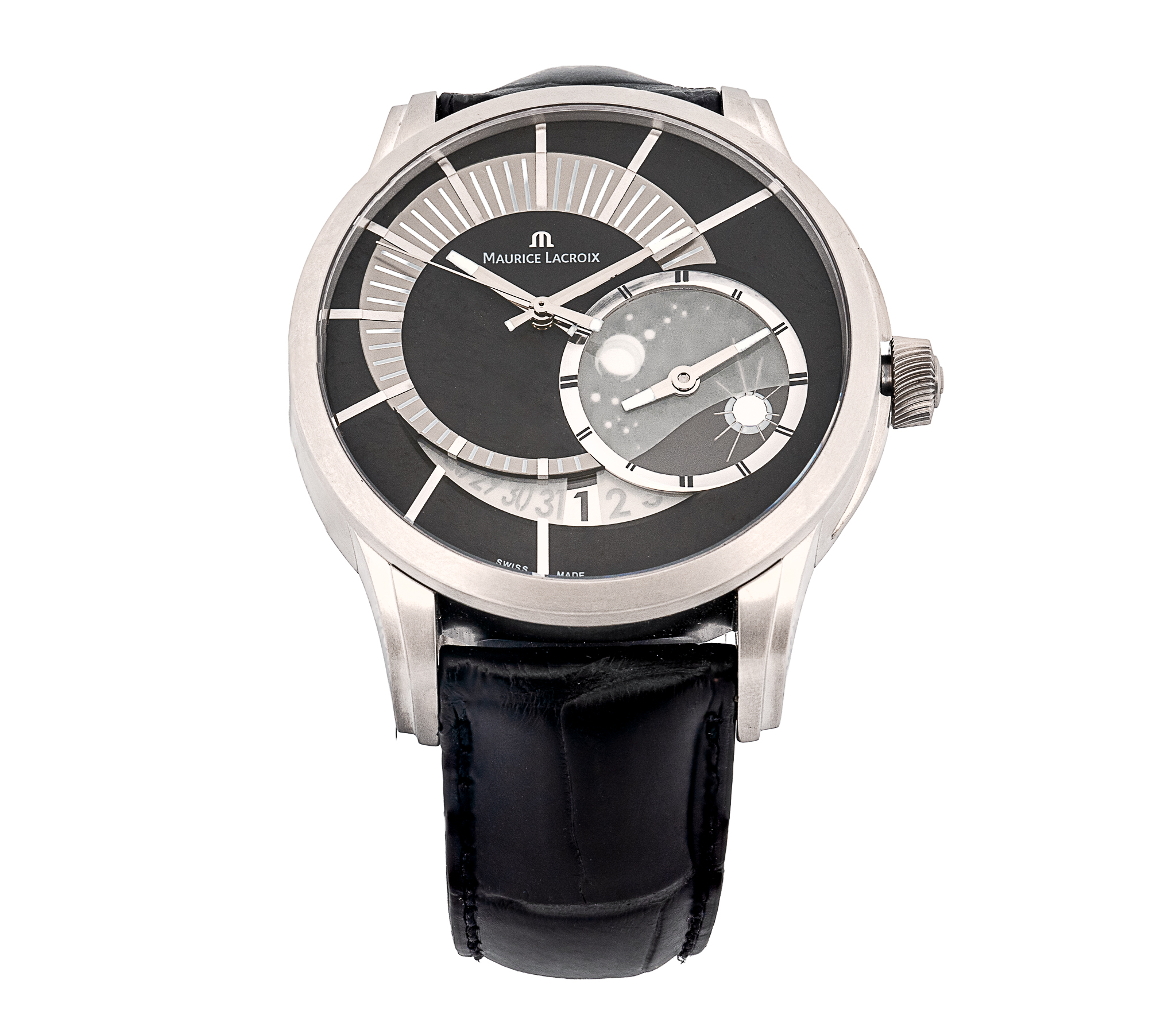 Titanium Maurice LaCroix Pontos De'Centrique GMT