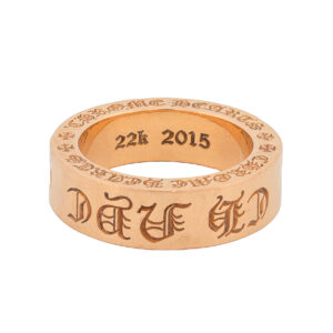 22K Chrome Hearts Band "CH NYC"