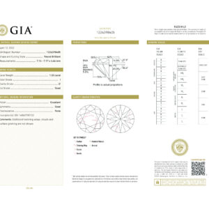 Round Brilliant 1.53 I I2  GIA Certified Diamond