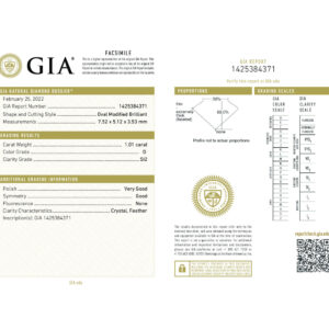 Oval Modified Brilliant 1.01 D SI2 GIA Certified Diamond