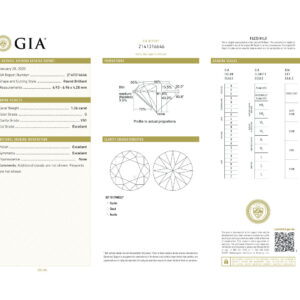 Round 1.26ct G VS1 GIA Certified Diamond
