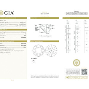 Round Brilliant 2.12 G VS2  GIA Certified Diamond