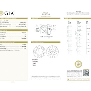 Round Brilliant 2.02 H VS2 GIA Certified Diamond