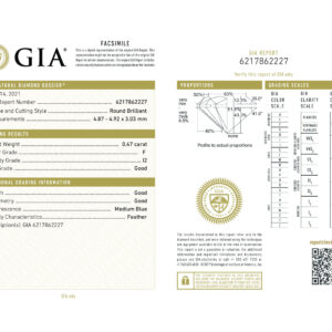 GIA Certified 14K White Gold 0.93Ct F-G I1-I2 Round Diamond Stud Earrings