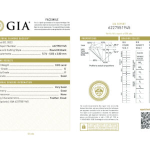 GIA Certified 14K White Gold 1.62Ct F-G I1-I2 Round Diamond Stud Earrings