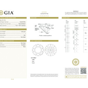 Round Brilliant 1.50 J VS2  GIA Certified Diamond