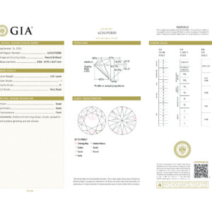 Round Brilliant 2.81 I I1  GIA Certified Diamond