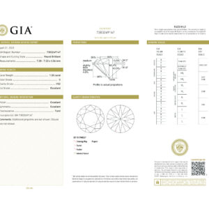 Round Brilliant 1.50 G VS2  GIA Certified Diamond