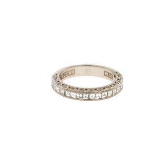 Women's Platinum Tacori Classic Crescent 0.78ct Diamond Wedding Band