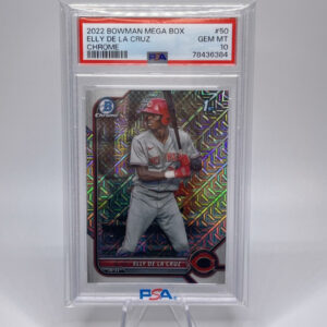 2022 Bowman Mega Box Elly De La Cruz Chrome RC PSA 10