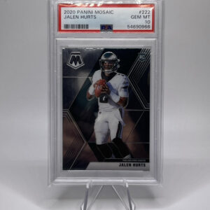 2020 Panini Mosaic Jalen Hurts RC PSA 10