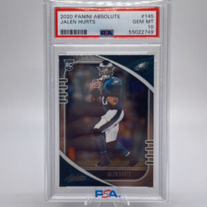 2020 Panini Absolute Jalen Hurts RC PSA 10