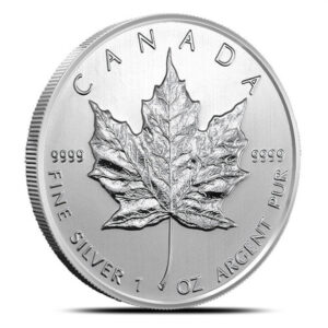 1oz Canadian Silver Maple Leaf Coin