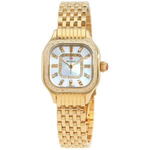 Michele Meggie Gold Diamond Watch 30 mm