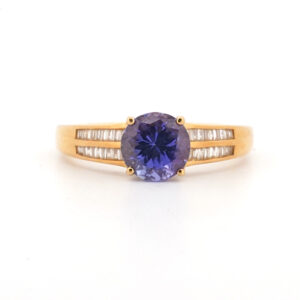 Women's Iliana AAA 18k Tanzanite & Diamond Ring