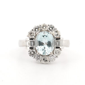 Gemstone 14K 2.32ct CTW 0 Aquamarines
