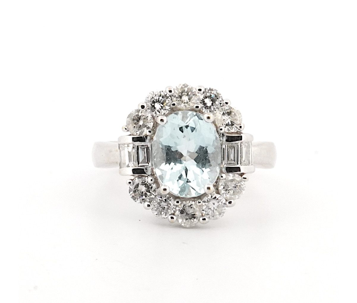 Gemstone 14K 2.32ct CTW 0 Aquamarines