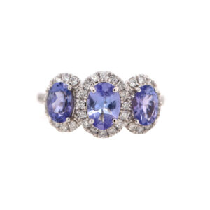 Gemstone 14K 2.75ct CTW Oval Tanzanites