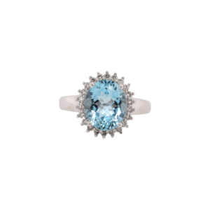 Gemstone 14K 3.40 CTW Oval Aquamarines