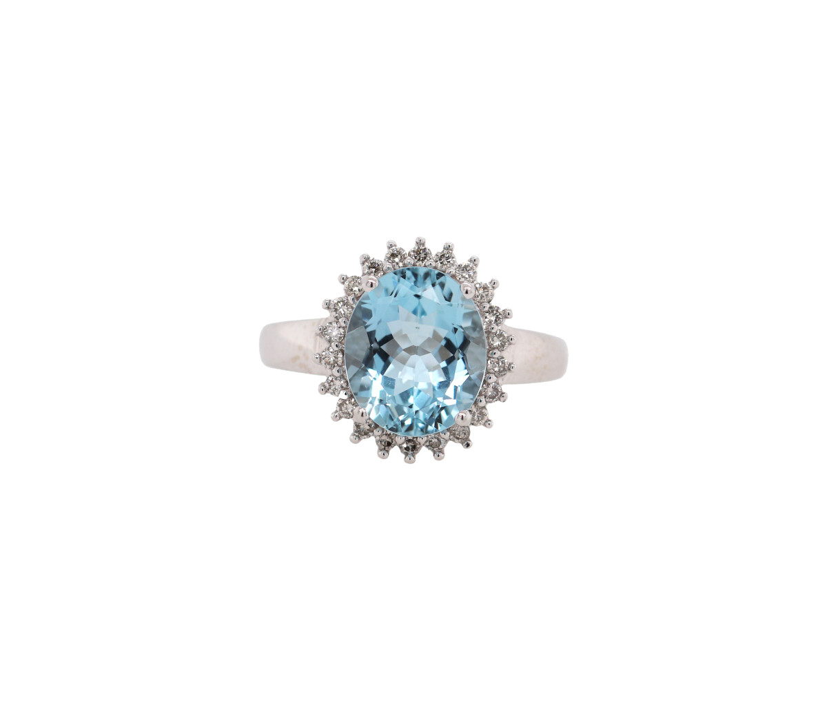 Gemstone 14K 3.40 CTW Oval Aquamarines