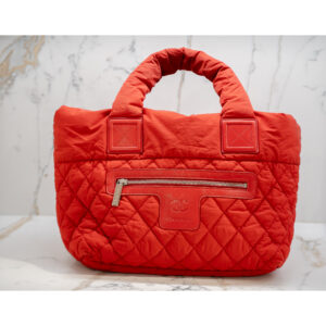 Chanel Red Nylon Large Cocoon Tote