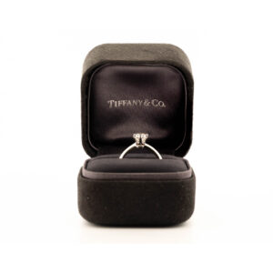 Tiffany & Co Platinum GIA 0.81ct F VVS2 Diamond Engagement Ring