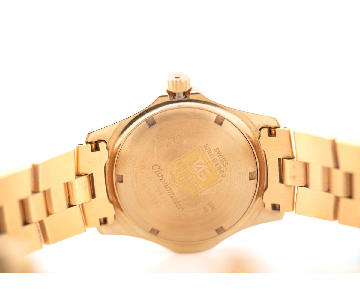 Tag Heuer 18K Yellow Gold Chronometer 2000 Exclusive 39mm - Image 4