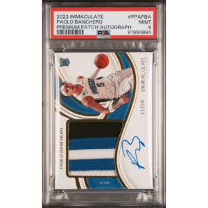 2022 Immaculate Paolo Banchero Premium Patch Auto /50 PSA 9