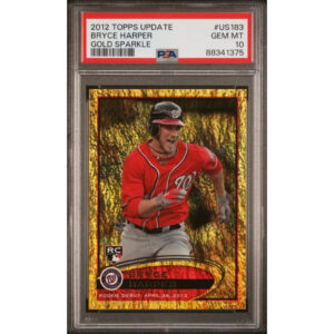 2012 Topps Update Bryce Harper Gold Sparkle Rookie PSA 10