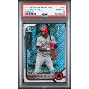 2022 Bowman Mega Box Chrome Elly De La Cruz PSA 10