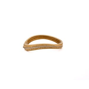 Women's Kieselstein Cord 18K 2.10ct Diamond Bangle Bracelet