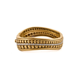 Women's Kieselstein Cord 18K 1.90ct Diamond Bangle Bracelet