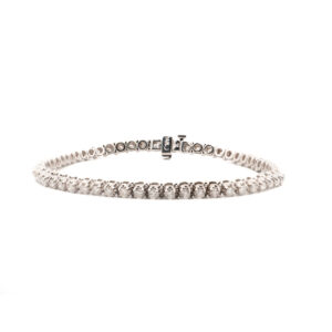 14K White Gold 1.85ct Diamond Bracelet