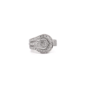 Bands 18K 0.99 Ct CTW Round Natural Diamonds