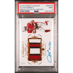 2019 Panini Flawless Kyler Murray RPA /6 PSA 9