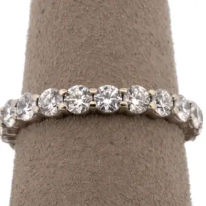 14k White Gold 2.15 CTW Diamond Eternity Band