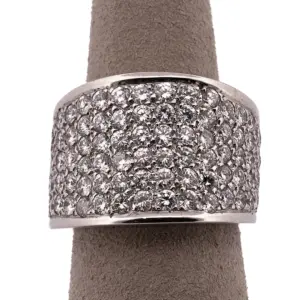 Bands 18K 3.01ct CTW Round Natural Diamonds
